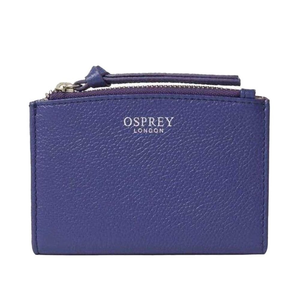 Osprey Leather Card Holder / Purple